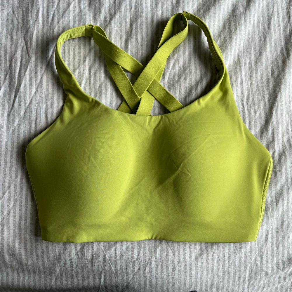 Women's Lime Green Sports Bra